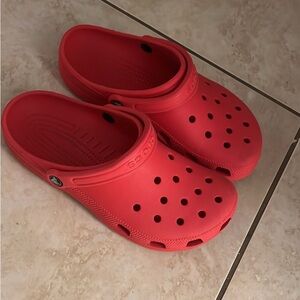 New Red Crocs! Size 8
